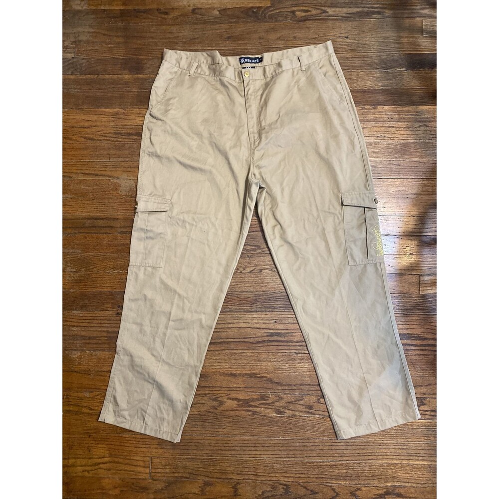 Red Ape Pants Men's 46 Brown Cargo Big & Tall Chino Y2K Pants